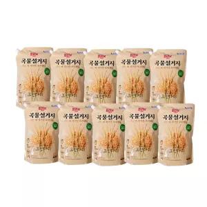 트리오 곡물설거지 주방세제 우리현미 리필 1.2L x10개