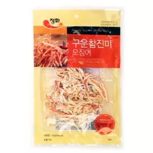 구운 진미채 오징어 5봉지 담백한 오징어포 간식 안주 연회장 행사장 장례식장