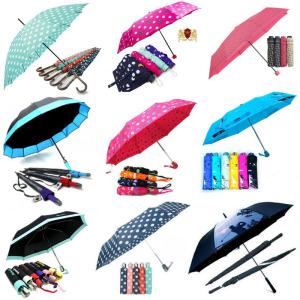 클라우드필라 70체크실버 장우산 3단 우산 패션우산