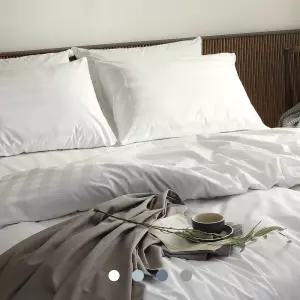 바운티풀 호텔침구 와이드 스트라이프 초광폭 60수 순면 이불커버 4컬러 SS/Q/K