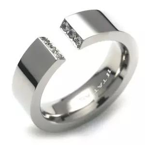 T-338 DIA 다이아몬드 티타늄 반지 이니셜무료 무료배송 맞춤제작 평생AS