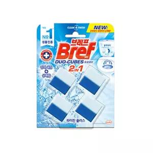 브레프 듀오큐브 변기세정제 하이진, 4입, 1개