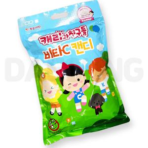 캐리와친구들 비타C 캔디 1000정 파랑 대용량 어린이 키즈 유아 캐릭터 비타민 1개