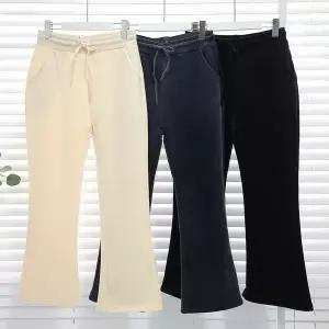 [하프클럽/제니유]뉴나인 여성용 골덴 부츠컷 밴딩 밍크 기모 코듀로이 팬츠