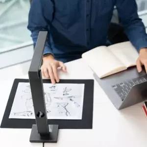 시저 렌즈프로 3in1 오버헤드스캐너 웹캠 스탠드