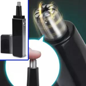 미니 전기 콧털정리기 코 제거하는기계 도구 소형작은 자동휴대용 관리케어 남자트리머 눈썹미용가전 블랙