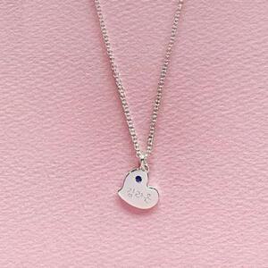 [RGN07R53]꼼에스타 하트 실버미아방지목걸이 탄생석 각인