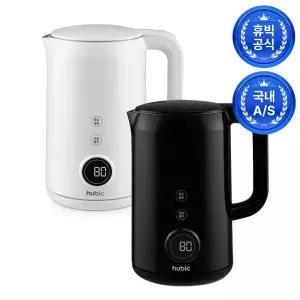 휴빅 대용량 전기 커피 포트 전기주전자 온도조절 보온 1.7L 블랙/화이트