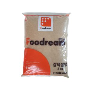 대한제당 푸드림 갈색설탕 3kg 1개