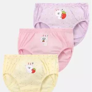 [레노마]프리미에팜 라인프렌즈 여아 순면 팬티 3매입 FD30W51077_HDD