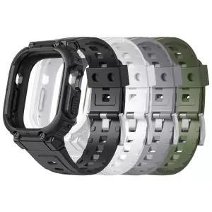 애플워치 9 8 7 6 5 4 SE3 세대 울트라3 2 1 플레인 올인원 일체형 케이스 스트랩 시계줄 밴드 40mm 41mm 44mm 45mm 49mm