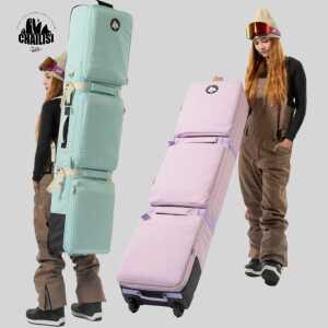 스노우보드 캐리어 백 스키 가방 수납 케이스 스노보드 휠백
