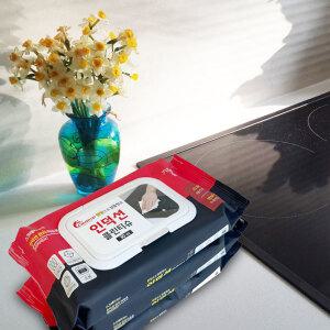 주방찌든때 다목적 클리너 인덕션 가스레인지 후드 기름때 청소 티슈