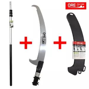 오르-4 터보 고지톱 장대 세트 약 5.5m 나무 전지 톱 전정 조경 가지치기 