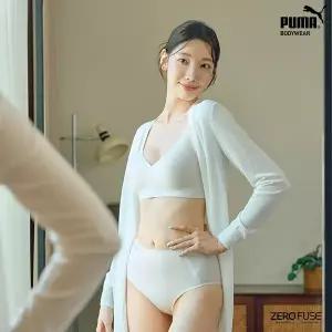 [푸마][리오더 입고][제로퓨즈][푸마] 여성 프리컷 후크형 브라팬티 2종세트 택일