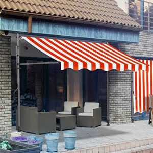 행거형 수동 어닝 차양막 카페 테라스 가림막 비막이