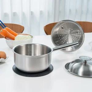 304STS 올인원 스마트쿠커 이유식 작은 냄비 18cm