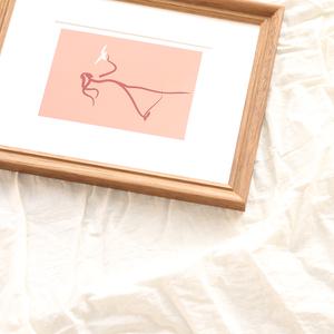 라슨쥴 원목 액자 프레임 결혼 결혼 틀 그림 주문제작 2절 4절 8절 16절