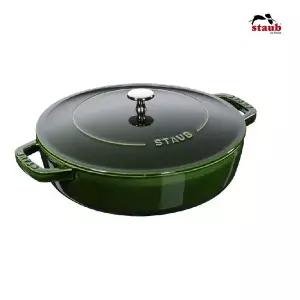 [스타우브] 시스테라 전골 냄비 24cm, 바질그린