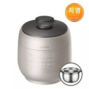 쿠첸 그레인 6인용 올스테인리스 IH전기압력밥솥 샌드베이지 CRT-UPDS0671SB