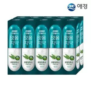 (etv) 2080 진지발리스 유칼립투스 치약 150g 10개입 (후레쉬민트/스트롱민트 택1)