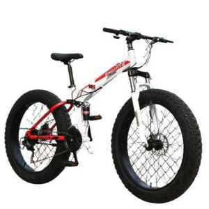 광폭 자전거 접이식 바퀴큰 두꺼운 타이어 MTB 입문용