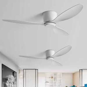 슬림 실링팬 천장 선풍기 카페 무선 LED 조명 36인치