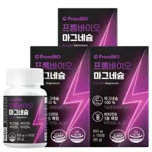프롬바이오 마그네슘 100정x3박스/300일