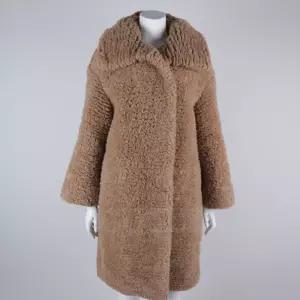 [구구스]중고명품 에르메스 카멜 퍼 코트 55-66 (NO 8445997)