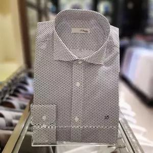 [듀퐁]남성 슬림핏 기하학 패턴 긴팔 남방 와이셔츠 (SE5SM21L_s