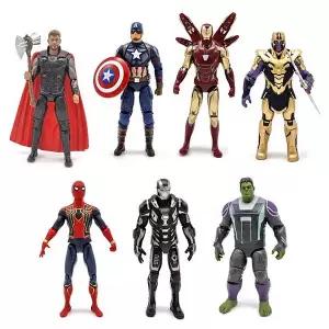 [대원미디어]-마블 어벤저스 히어로 토이피규어 7팩세트