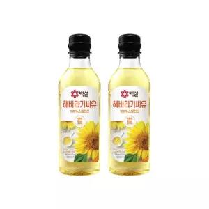 [CJ]백설 해바라기씨유 500ml x2개