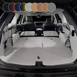 팰리세이드 LX3 자동차 트렁크매트 퀼팅 가죽 사이드 풀커버