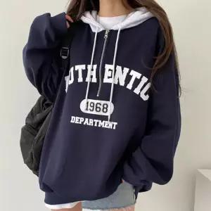 [더봉][남녀공용커플룩추천] 오버핏 배색 후드집업