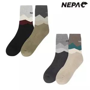 [대구백화점] [네파]공용 오르고 장목 양말 (2족세트) (7LC8317 프라자점 사은품증정)