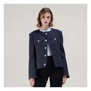 예쎄 주문폭주 벨벳터치 라운드 트위드 자켓 S4FJK022A 635446