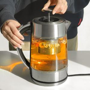 차우리는 대용량 전기포트 찻잎거름망 티포트 유리주전자 차끓이는 포트기