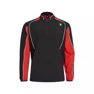 [스파이더]SPYDER [프로웹] 맨즈 베이스볼 하프 집업 웜업 재킷 FM1SPHPCNJK532M-BLK