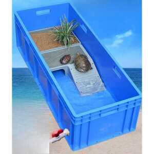 대형 거북이 어항 은신처 풀세트 투명 키우기 물고기 사육 사육장 가정용 수족관 아크릴 중형