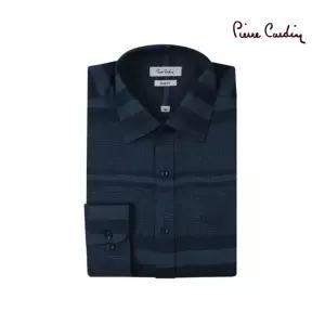 피에르가르뎅 가로 스트라이프 빅패턴 슬림핏 셔츠 PKDS4962668615