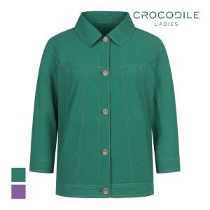 [크로커다일레이디] 스티치 7부 캐주얼 자켓_CLCMJK202