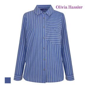 [올리비아하슬러] 포켓 스트라이프 셔츠_OHCSBL203