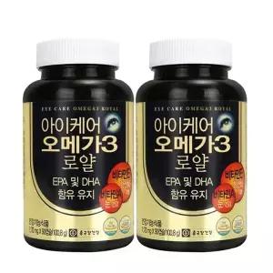 종근당건강 아이케어 오메가3 로얄 90정 2개