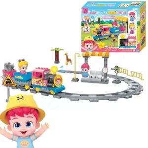핑크퐁 레일 기차놀이 유아 어린이 기차 장난감
