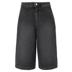 [롯데백화점]abfz 빈티지 워싱 포이인트 5부 데님 와이드 반바지 APZ2QE32D