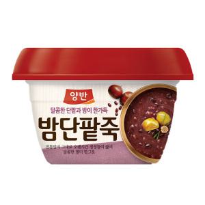 동원 양반 즉석 죽 달콤한 단팥과 밤이 한가득 밤단팥죽 양반죽 285g (1개입)