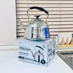 맑은하루 스텐 IH 인덕션 실버 주전자 5L