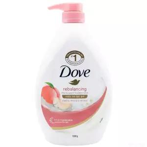 도브 화이트 피치 리밸런싱 바디워시 복숭아향 1000g