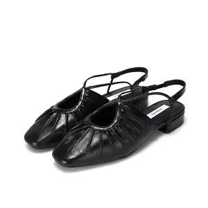 [바바라][본사운영] 바바라 양가죽 셔링 꼬임 스트랩 여성슬링백 2cm_BBH144