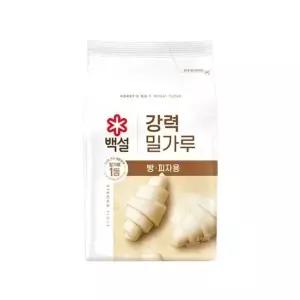 백설 강력 밀가루 빵 피자용 2.5Kg x 6개